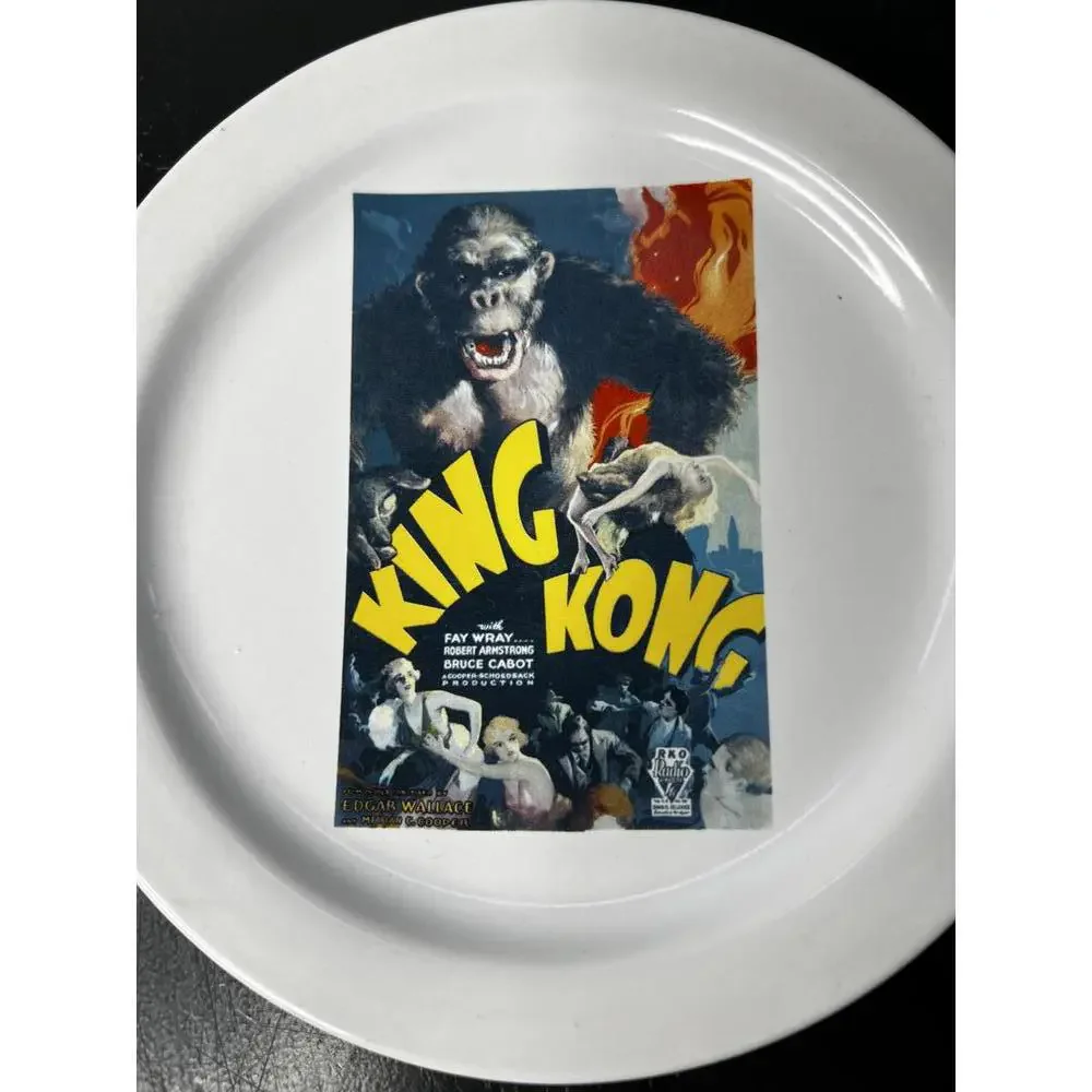 Vintage Movie Poster Plates - King Kong & An American in Paris‎